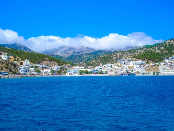 Tradiční vesnice Diafani, Karpathos, Řecko. — Stock fotografie