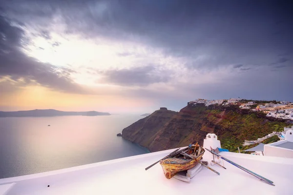 Bella Vista Dell Isola Santorini Grecia — Foto Stock