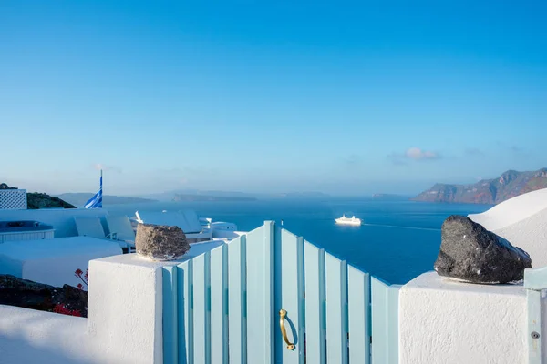 Beautiful View Greek Island Santorini — Stock Photo, Image