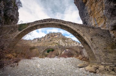 Kudüs 'teki eski ortaçağ kalesinin antik kalıntıları..