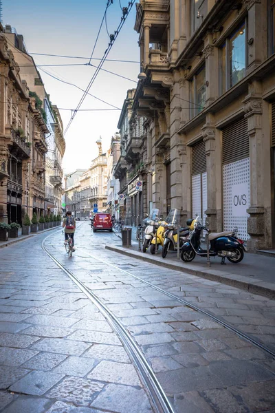 Rome Italy September 2019 Street View City Barcelona Catalonia Spain 스톡 사진