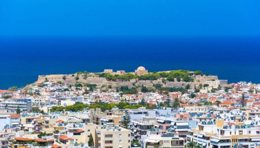 Fortezza, Girit, Yunanistan kale ile Rethimno şehir.