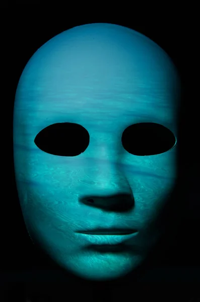 Gesichtsmaske Mit Schwarzem Hintergrund — Stockfoto