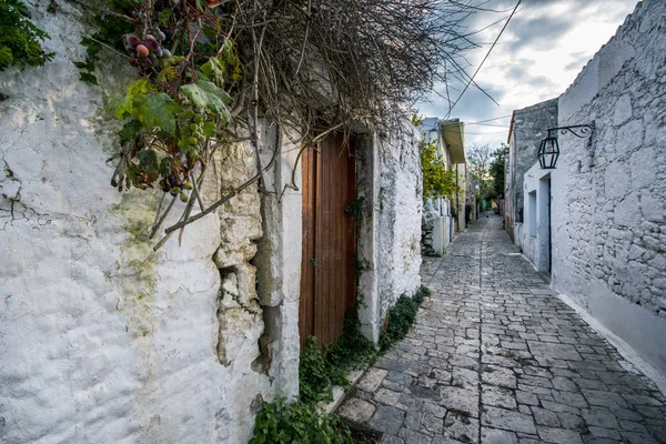 전통 주택과 마을 하네스, 헤 라 클 리온, 크레타, 그리스에서 오래 된 건물. — 스톡 사진