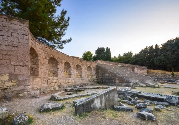 Ruinas Asclepeion Kos Grecia Templo Griego Antiguo Dedicado Asclepius Dios — Foto de Stock