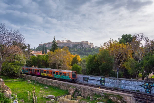 Stazione Ferroviaria Nella Città Della Thailandia — Foto Stock