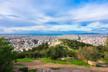 Panoramik şehir Barcelona, İspanya