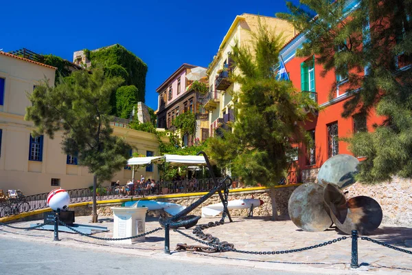 Rua Cidade Velha Chania Creta Grécia Agosto 2017 — Fotografia de Stock