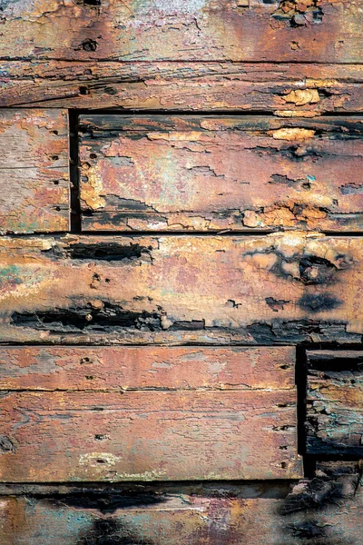Textura Povrchu Popraskané Hrubé Dřevěné Malované — Stock fotografie