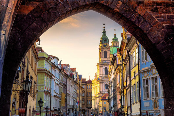 Prague, czech republic-september, 2019: beautiful streets of the old town of wroclaw, poland