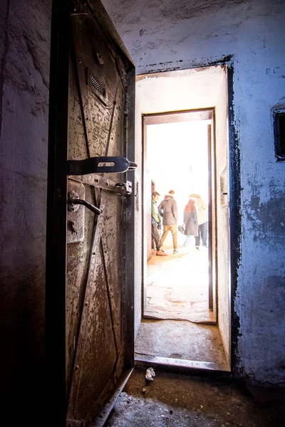 Velha Casa Abandonada Cidade — Fotografia de Stock