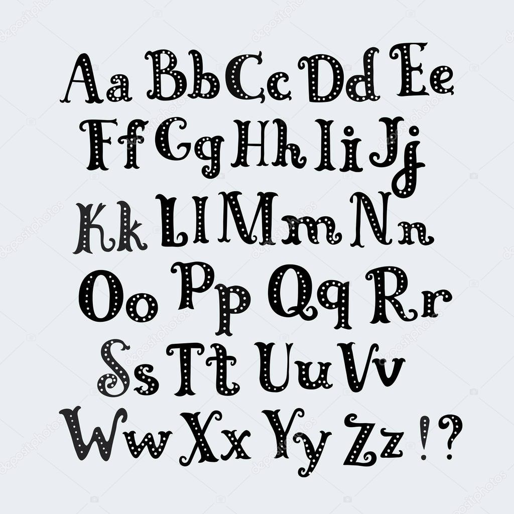 Alfabetletters: kleine letters, hoofdletters en cijfers ...