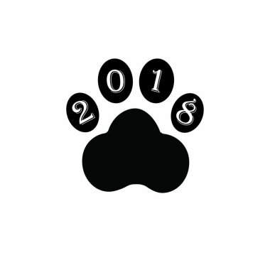 Köpek pençe işareti simgesi 1