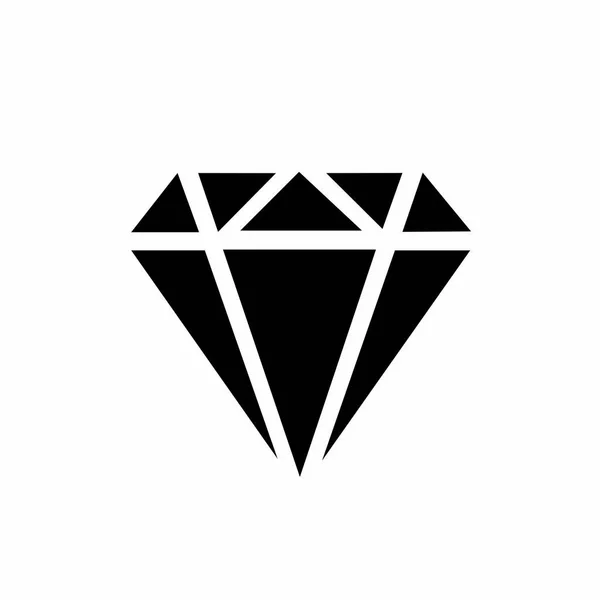 Diamanten brillant schwarz — Stockvektor