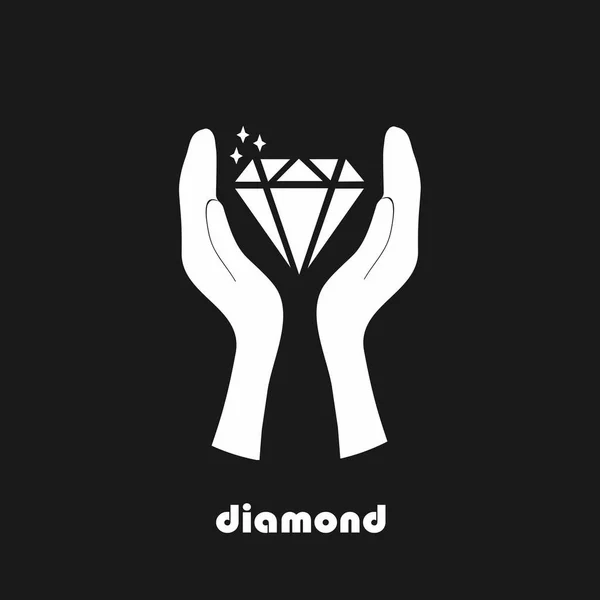 Salva segno di diamante icon2 — Vettoriale Stock