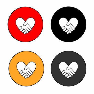 Kalp şeklinde karşılıklı ayarla