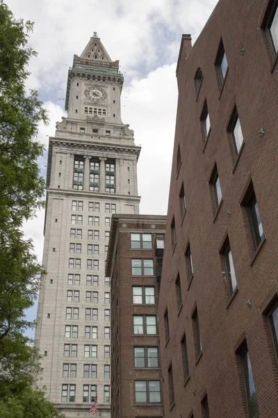 Boston, en promenad genom centrala Boston och finansiella distriktet — Stockfoto