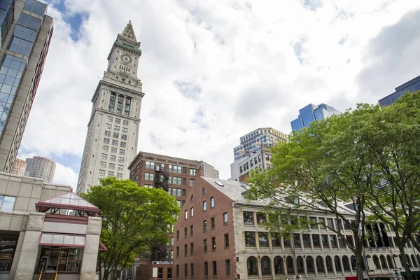 Boston downtown Boston ve mali bölge adımlarında bir gezinti