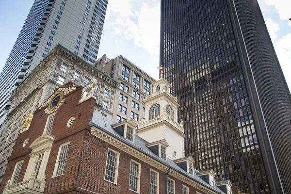 Boston, a Old State House, um museu no Freedom Trail — Fotografia de Stock