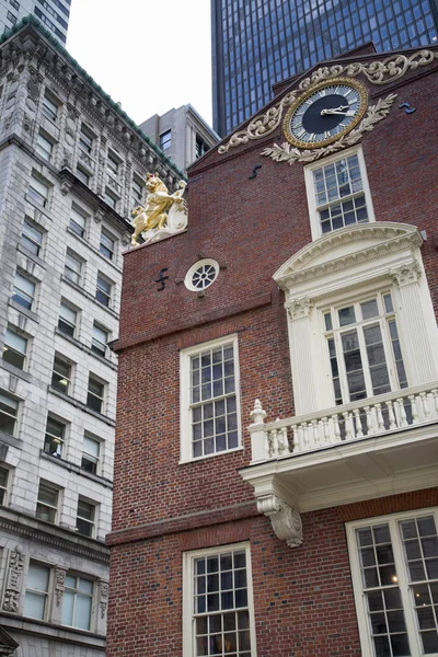 Boston, a Old State House, um museu no Freedom Trail — Fotografia de Stock