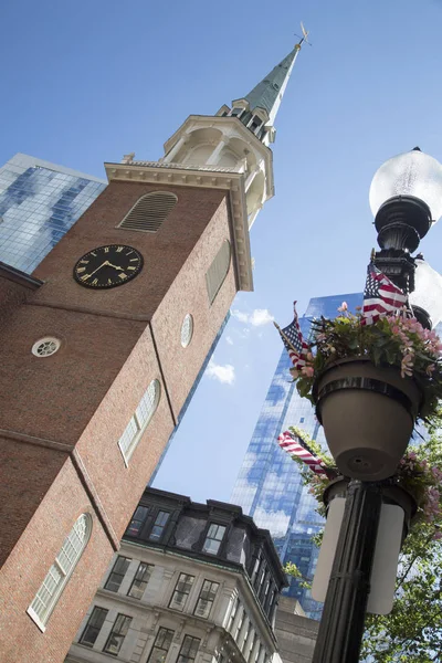 Boston downtown Boston ve mali bölge adımlarında bir gezinti