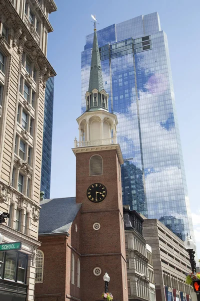 Boston downtown Boston ve mali bölge adımlarında bir gezinti