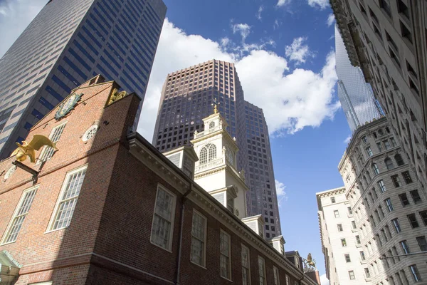 Boston, a Old State House, um museu no Freedom Trail — Fotografia de Stock