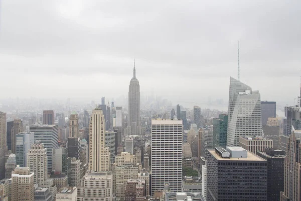 Нью-Йорк - Skyline з вершини скелі — стокове фото
