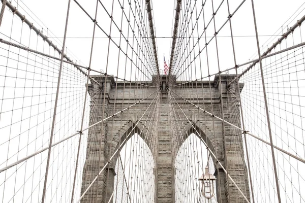 New york, blick auf die brooklyn bridge — Stockfoto
