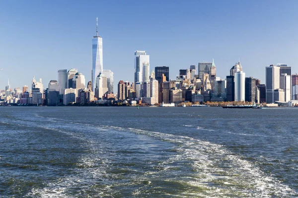 Nova Iorque, horizonte de Lower Manhattan — Fotografia de Stock