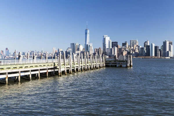 New York, Lower Manhattan skyline — Stok Foto