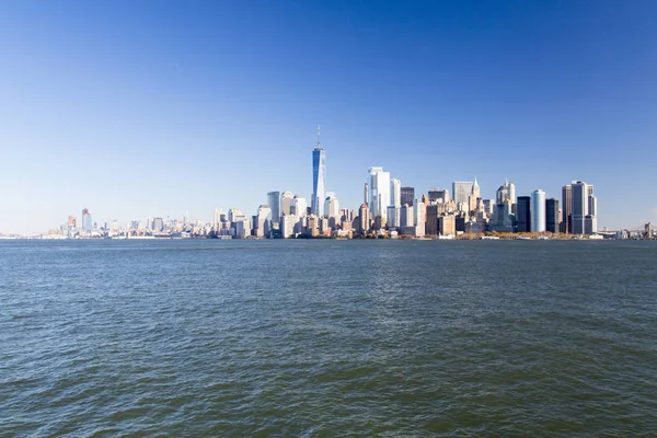 Nowy Jork, Lower Manhattan skyline — Zdjęcie stockowe