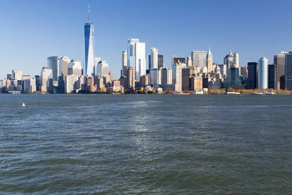 Nova Iorque, horizonte de Lower Manhattan — Fotografia de Stock