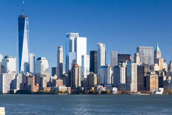 New York, aşağı Manhattan skyline