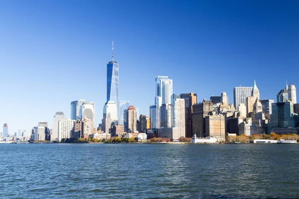 Nova Iorque, horizonte de Lower Manhattan — Fotografia de Stock