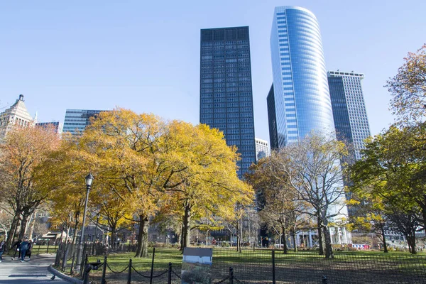 New York, unteres Manhattan und Finanzviertel — Stockfoto
