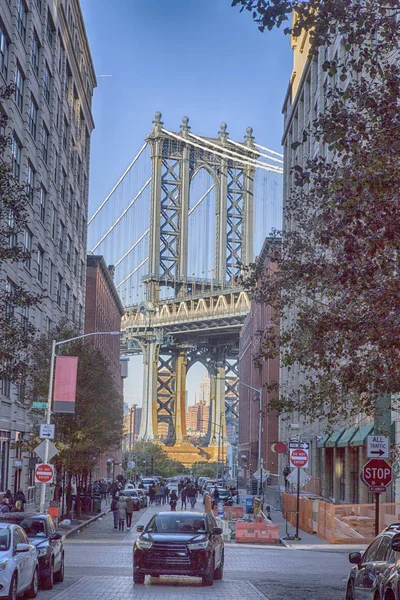 Nueva York, Manhattan Bridge — Foto de Stock