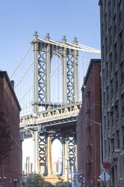 Nueva York, Manhattan Bridge — Foto de Stock