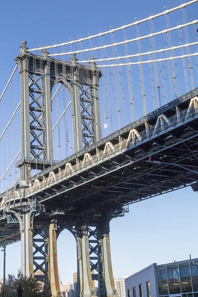 Nueva York, Manhattan Bridge — Foto de Stock