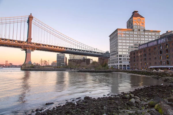 Nueva York, Manhattan Bridge — Foto de Stock