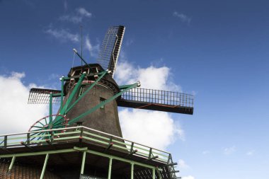 Zaanse Schans rüzgar değirmenleri - Hollanda