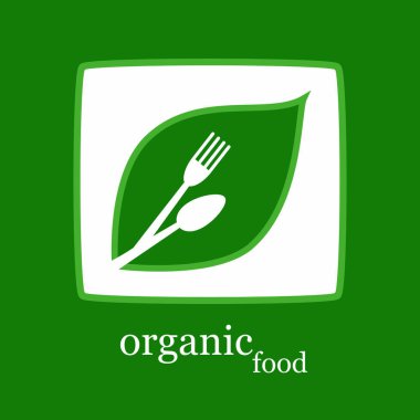 Organik gıda logo, gıda logosu, Restoran logosu