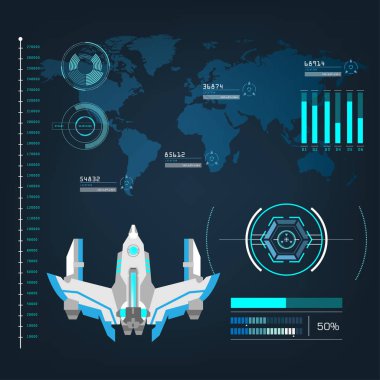 Uzay uçağı ile gelecekteki görme eylem modu arabirimi 