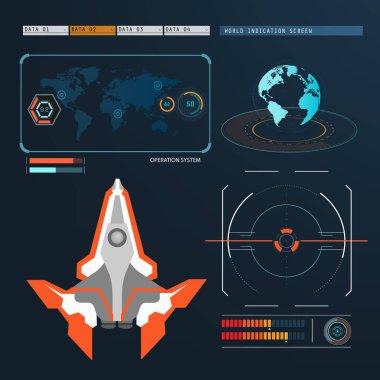 Uzay uçağı ile gelecekteki görme eylem modu arabirimi 