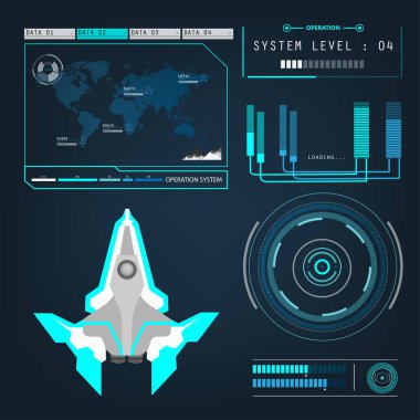 Uzay uçağı ile gelecekteki görme eylem modu arabirimi 