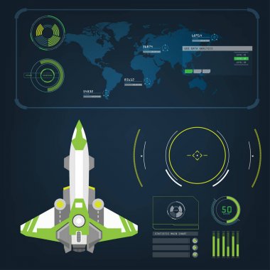 Uzay uçağı ile gelecekteki görme eylem modu arabirimi 