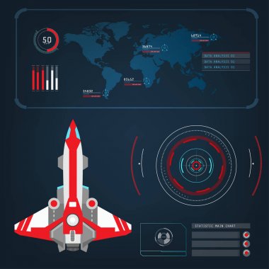 Uzay uçağı ile gelecekteki görme eylem modu arabirimi 