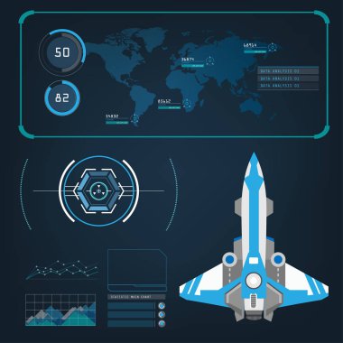 Uzay uçağı ile gelecekteki görme eylem modu arabirimi 