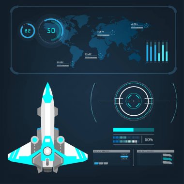 Uzay uçağı ile gelecekteki görme eylem modu arabirimi 