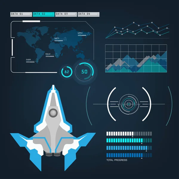 Uzay uçağı ile gelecekteki görme eylem modu arabirimi 